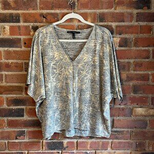 short sleeve sweater/poncho by white house black market